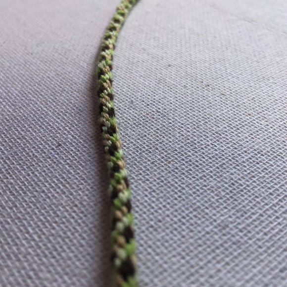 Earthy Aesthetic Kumihimo Braided Bracelet - Picture 2 of 6